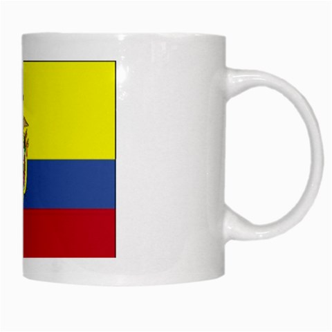Ecuador White Mug from ArtsNow.com Right