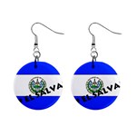 El Salvador 1  Button Earrings