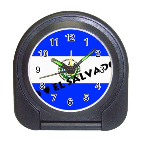 El Salvador Travel Alarm Clock from ArtsNow.com Front