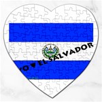 El Salvador Jigsaw Puzzle (Heart)