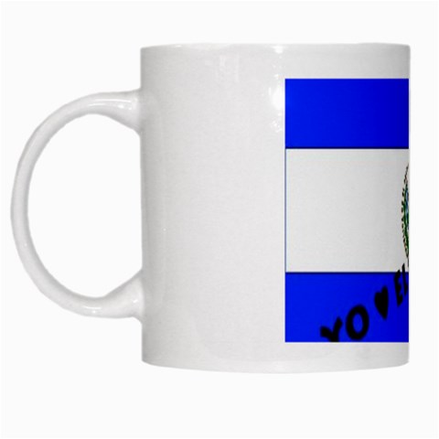 El Salvador White Mug from ArtsNow.com Left