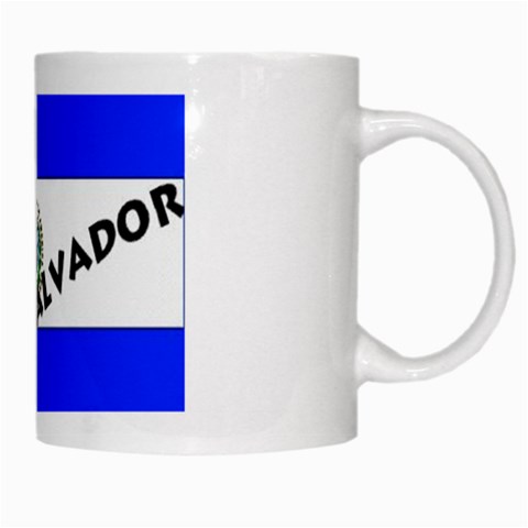 El Salvador White Mug from ArtsNow.com Right