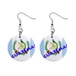 Guatemala 1  Button Earrings