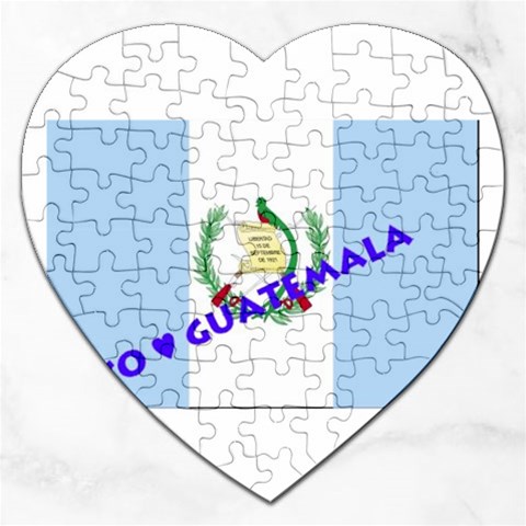 Guatemala Jigsaw Puzzle (Heart) from ArtsNow.com Front