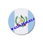 Guatemala Rubber Round Coaster (4 pack)