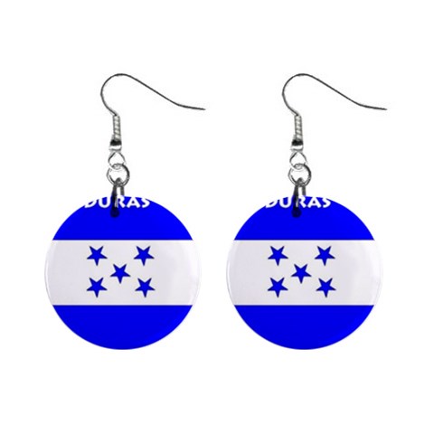 Honduras 1  Button Earrings from ArtsNow.com Front