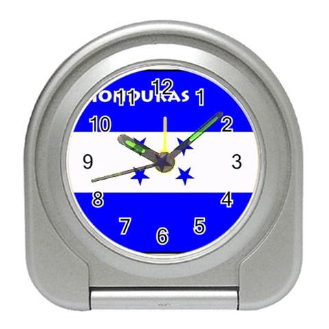 Honduras Travel Alarm Clock from ArtsNow.com Front