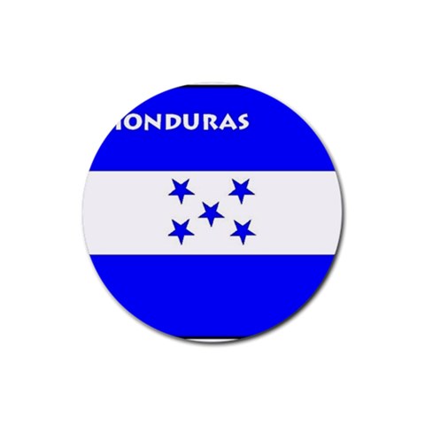 Honduras Rubber Round Coaster (4 pack) from ArtsNow.com Front