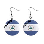 Nicaragua 1  Button Earrings