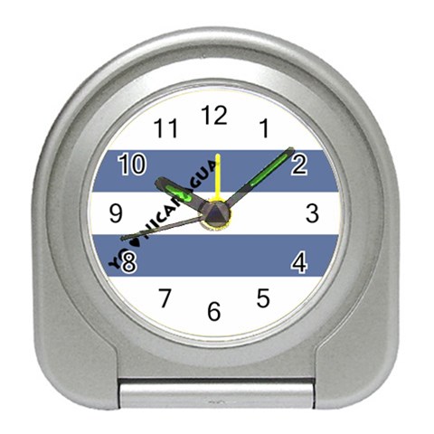 Nicaragua Travel Alarm Clock from ArtsNow.com Front