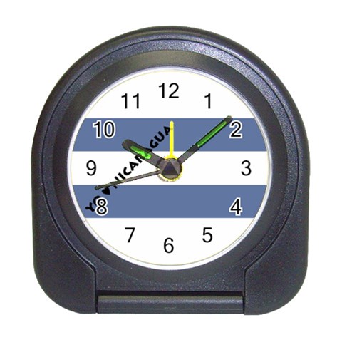 Nicaragua Travel Alarm Clock from ArtsNow.com Front
