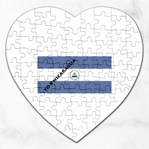 Nicaragua Jigsaw Puzzle (Heart) from ArtsNow.com Front