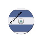 Nicaragua Rubber Round Coaster (4 pack)