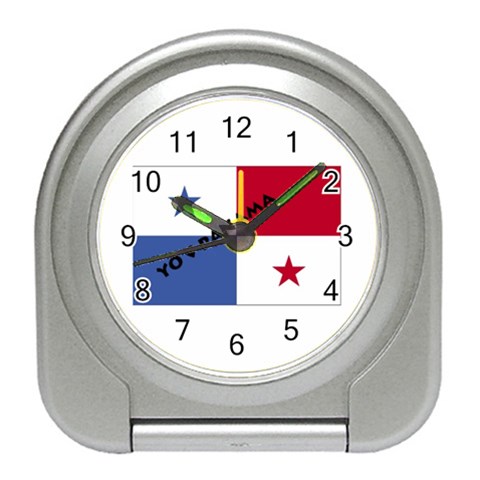 Panama Travel Alarm Clock from ArtsNow.com Front