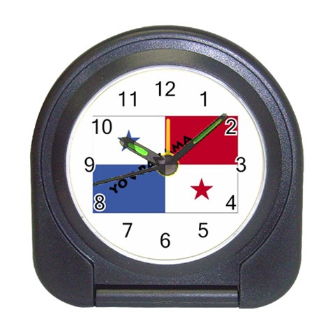 Panama Travel Alarm Clock from ArtsNow.com Front