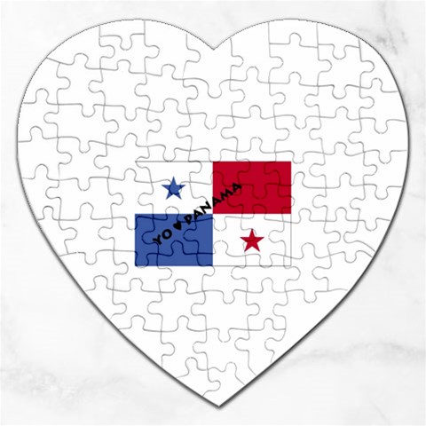 Panama Jigsaw Puzzle (Heart) from ArtsNow.com Front