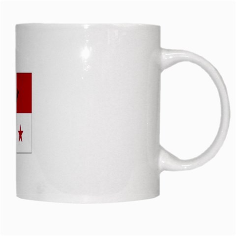 Panama White Mug from ArtsNow.com Right