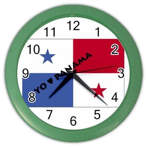 Panama Color Wall Clock from ArtsNow.com Front