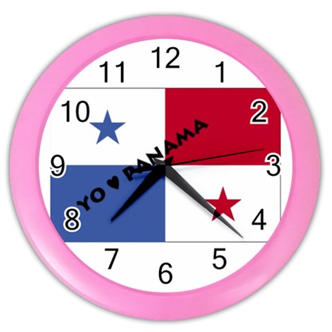 Panama Color Wall Clock from ArtsNow.com Front