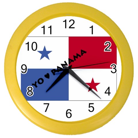 Panama Color Wall Clock from ArtsNow.com Front