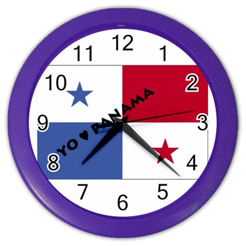 Panama Color Wall Clock from ArtsNow.com Front