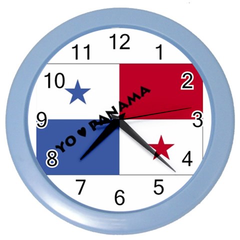 Panama Color Wall Clock from ArtsNow.com Front