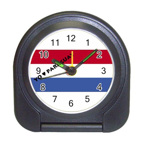 Paraguay Travel Alarm Clock from ArtsNow.com Front