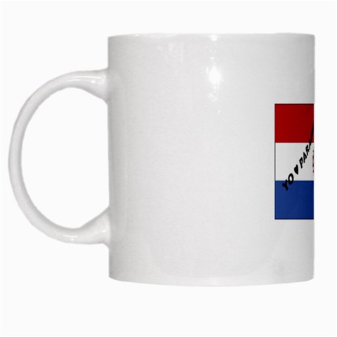 Paraguay White Mug from ArtsNow.com Left