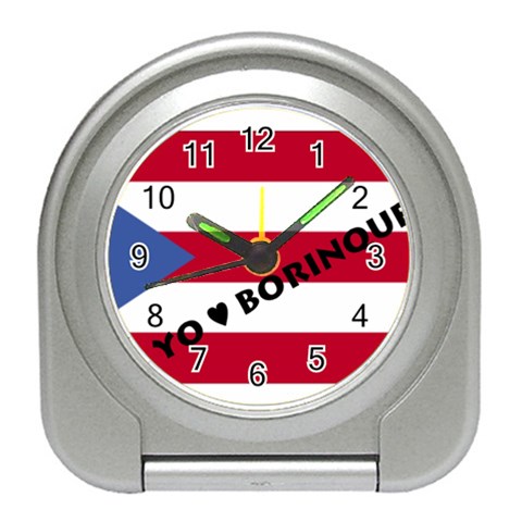 PR_Borinquen Travel Alarm Clock from ArtsNow.com Front
