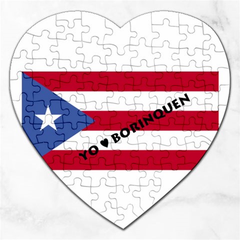 PR_Borinquen Jigsaw Puzzle (Heart) from ArtsNow.com Front