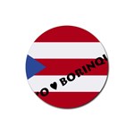 PR_Borinquen Rubber Round Coaster (4 pack)