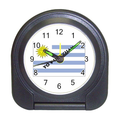 Uruguay Travel Alarm Clock from ArtsNow.com Front