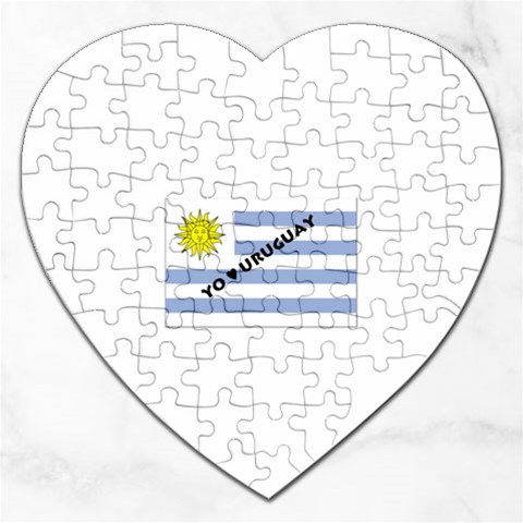 Uruguay Jigsaw Puzzle (Heart) from ArtsNow.com Front