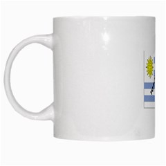 Uruguay White Mug from ArtsNow.com Left
