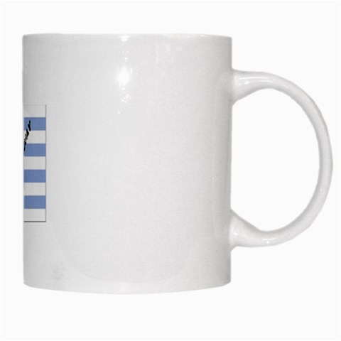 Uruguay White Mug from ArtsNow.com Right
