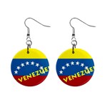 Venezuela 1  Button Earrings