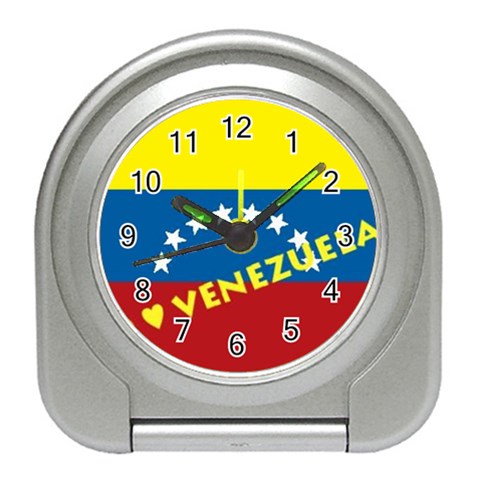 Venezuela Travel Alarm Clock from ArtsNow.com Front