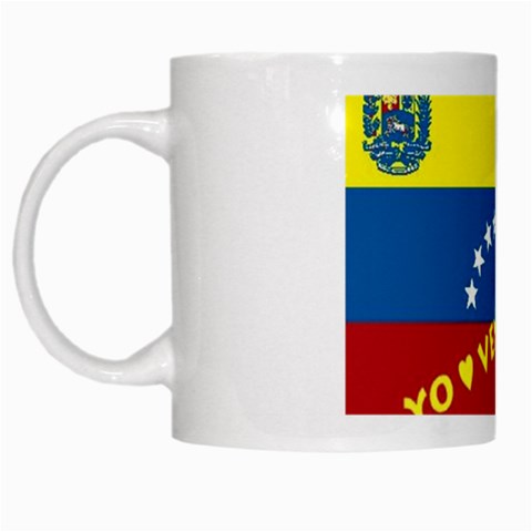 Venezuela White Mug from ArtsNow.com Left