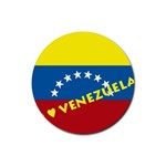 Venezuela Rubber Round Coaster (4 pack)