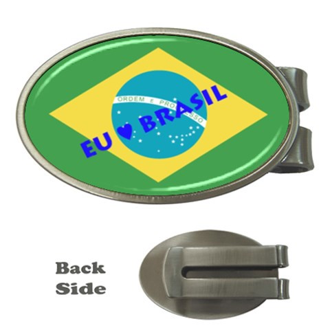 Brasil Money Clip (Oval) from ArtsNow.com Front