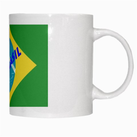 Brasil White Mug from ArtsNow.com Right