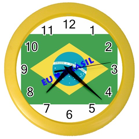 Brasil Color Wall Clock from ArtsNow.com Front