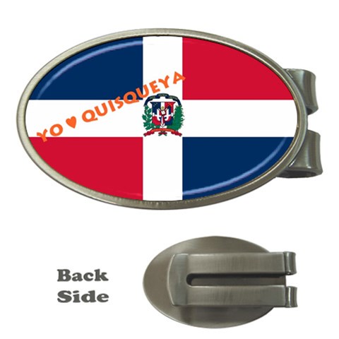 DR_Quisqueya Money Clip (Oval) from ArtsNow.com Front