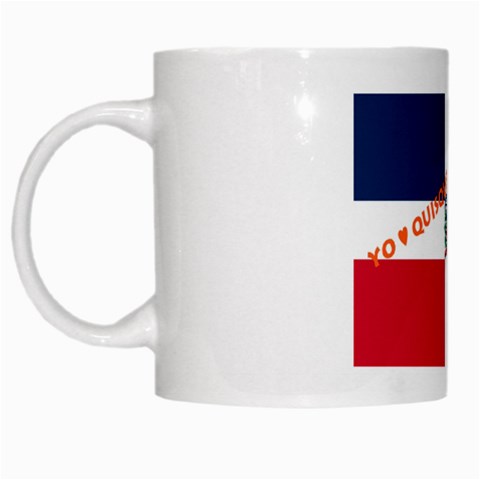DR_Quisqueya White Mug from ArtsNow.com Left