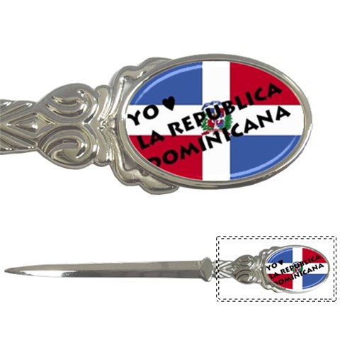 Republica Dominicana Letter Opener from ArtsNow.com Front