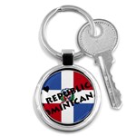 Republica Dominicana Key Chain (Round)