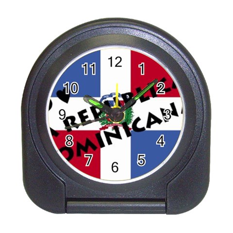Republica Dominicana Travel Alarm Clock from ArtsNow.com Front