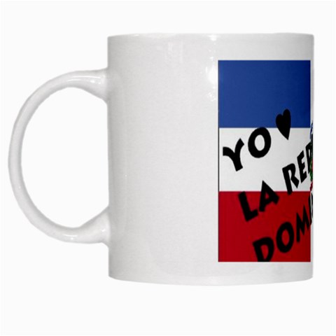 Republica Dominicana White Mug from ArtsNow.com Left