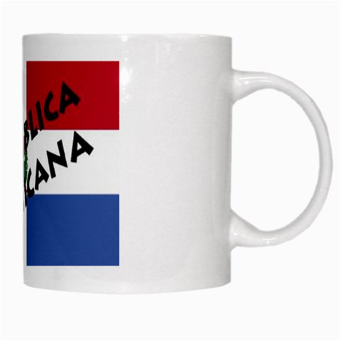 Republica Dominicana White Mug from ArtsNow.com Right
