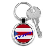 Puerto Rico Key Chain (Round)